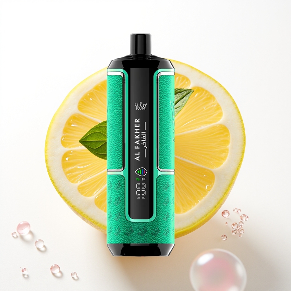 Al Fakher Crown Bar 15K Hypermax Disposable Vape Kit Limeta in Meta – 22ml, 600mAh, 15000 pufov