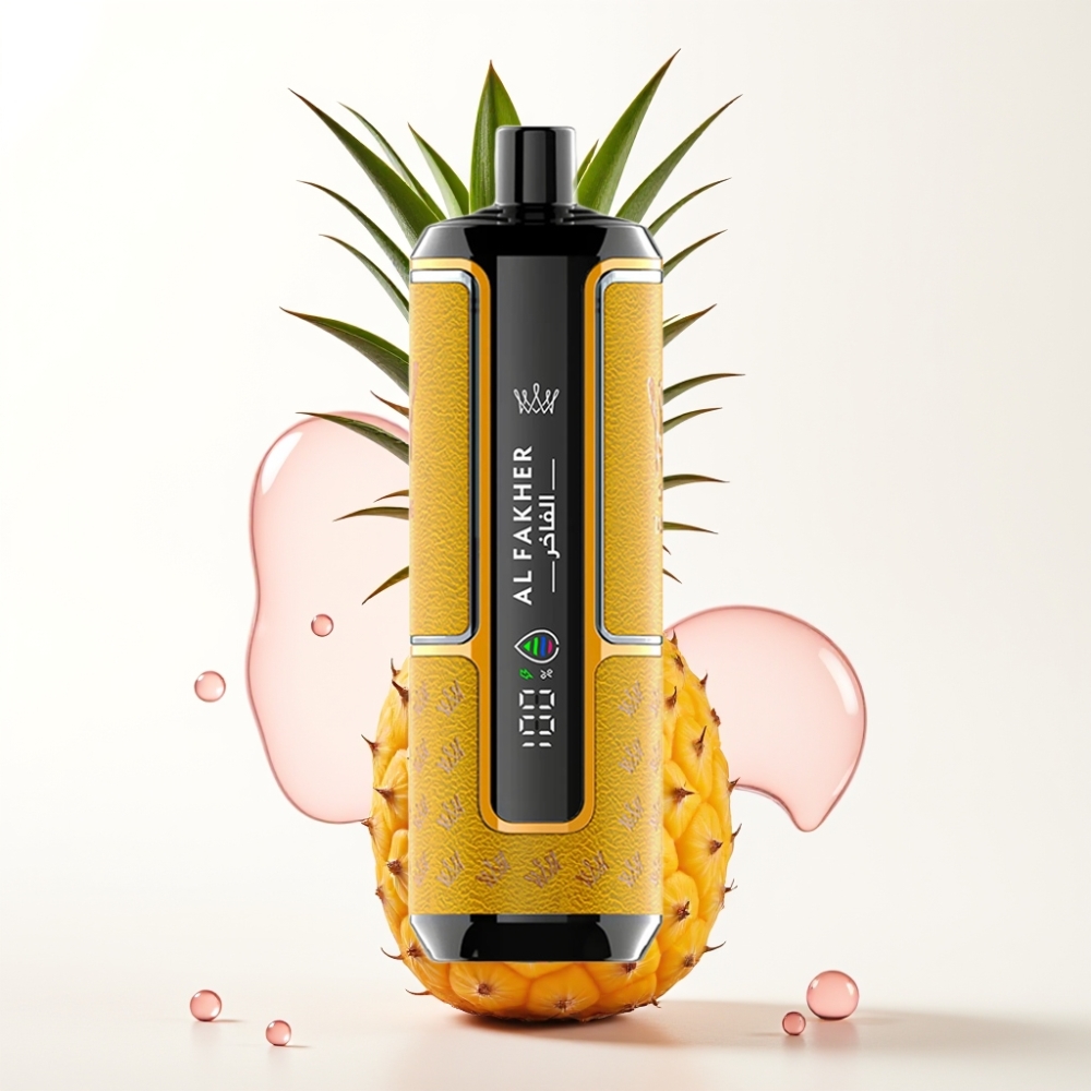 Al Fakher Crown Bar 15K Hypermax Disposable Vape Kit Mangova Ananas – 22ml, 600mAh, 15.000 vlekov