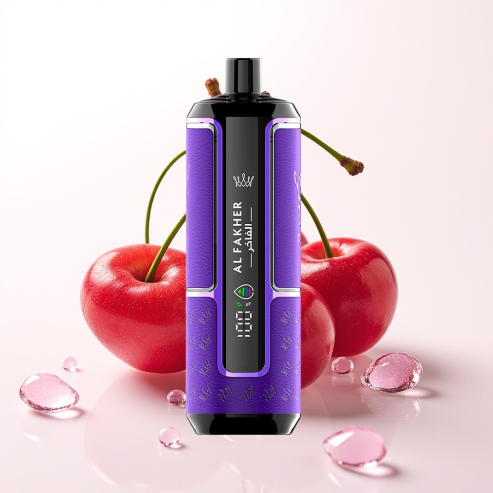 Al Fakher Crown Bar 15K Hypermax Disposable Vape Kit Češnjeva Fiesta – 22ml, 600mAh, 15.000 povlekov