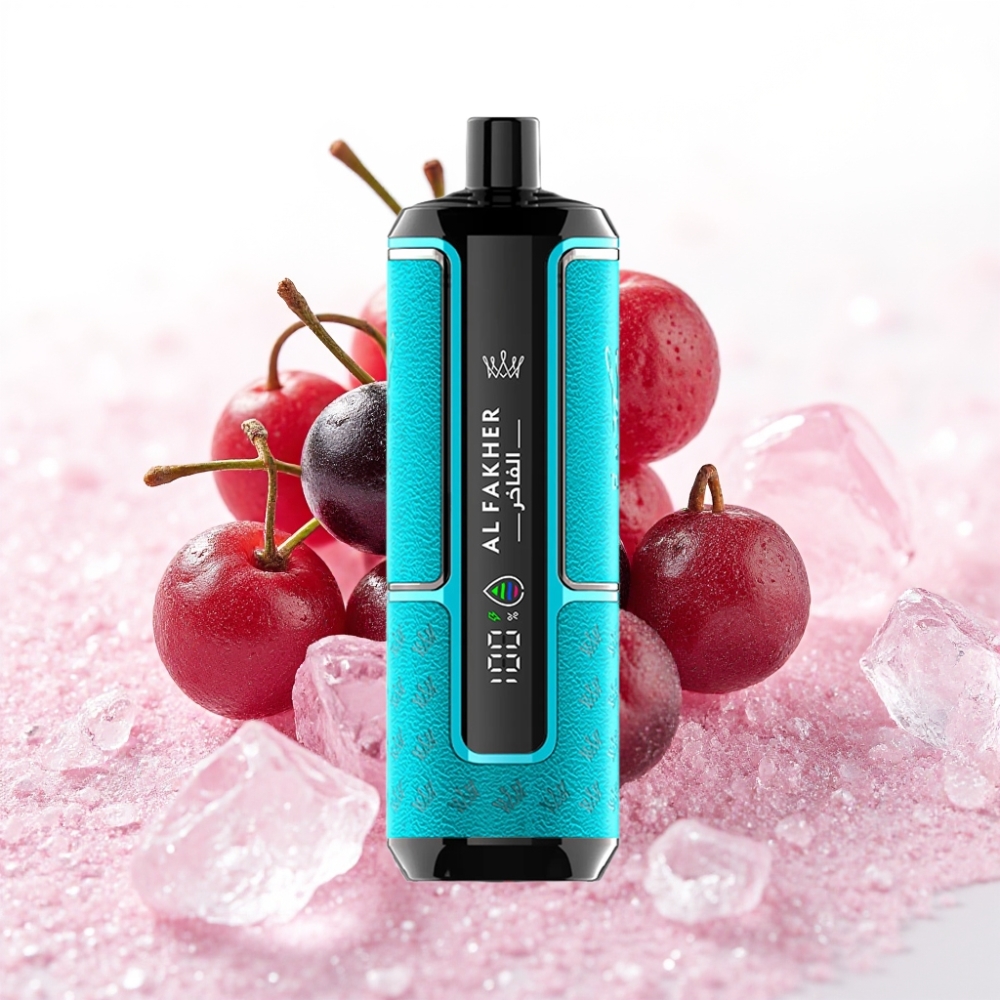 Al Fakher Crown Bar 15K Hypermax Disposable Vape Kit Črni ribez led, 22ml, 15.000 vdihov