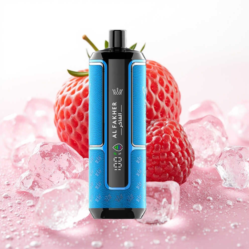 Al Fakher Crown Bar 15K Hypermax Enkratna E-Cigareta 22ml, 600mAh, Jagoda Led