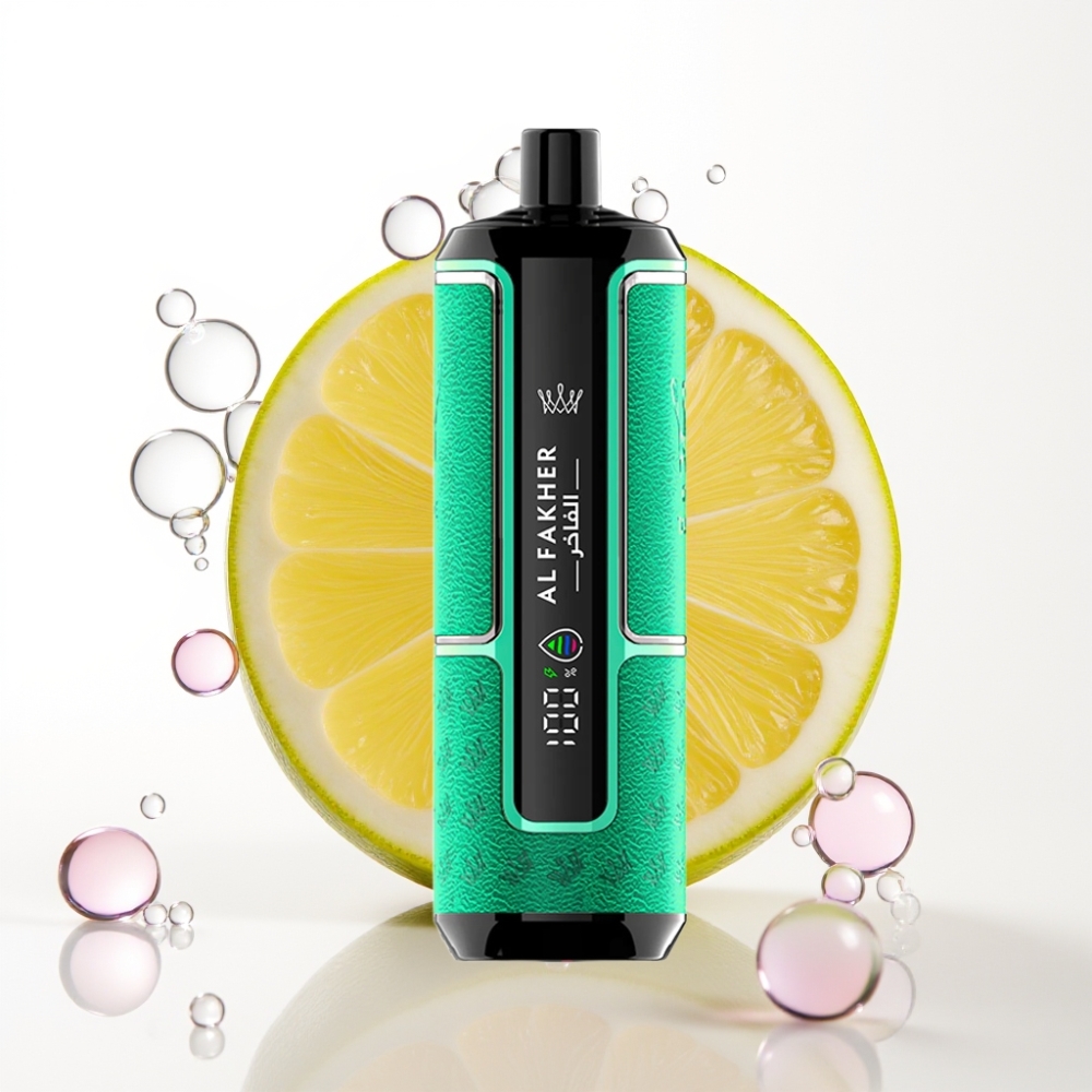 Al Fakher Crown Bar 15K Hypermax Enkratna Vape Kit Limeta Limona – 22ml, 600mAh, 15.000 vpihov