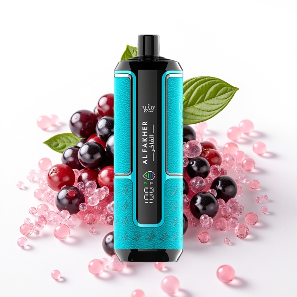 Al Fakher Crown Bar 15K Hypermax Enkratna Vape Naprava – Črni ribez & meta, 22ml, 15K pufov