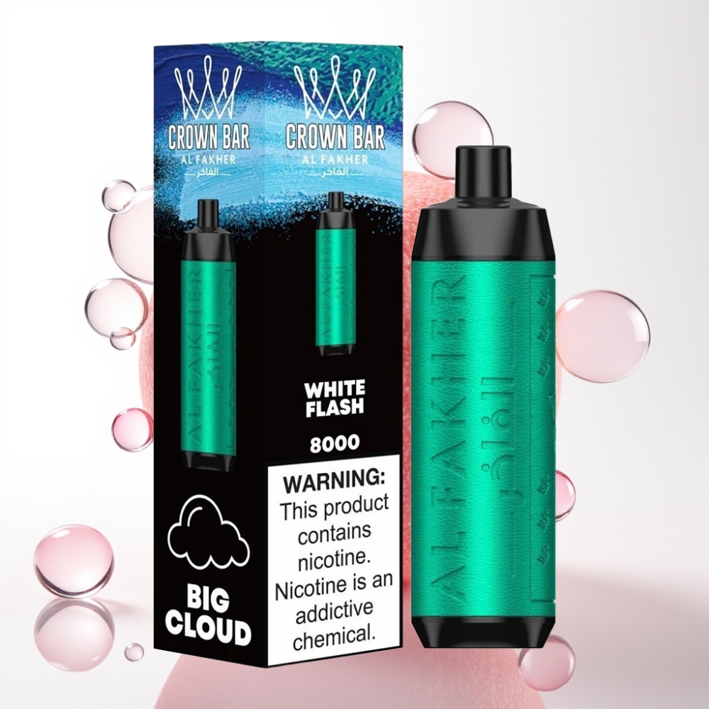 Al Fakher Crown Bar 8000 Crystal Disposable Vape Beli Blisk - 18ml, 5mg, 8000 povdihov