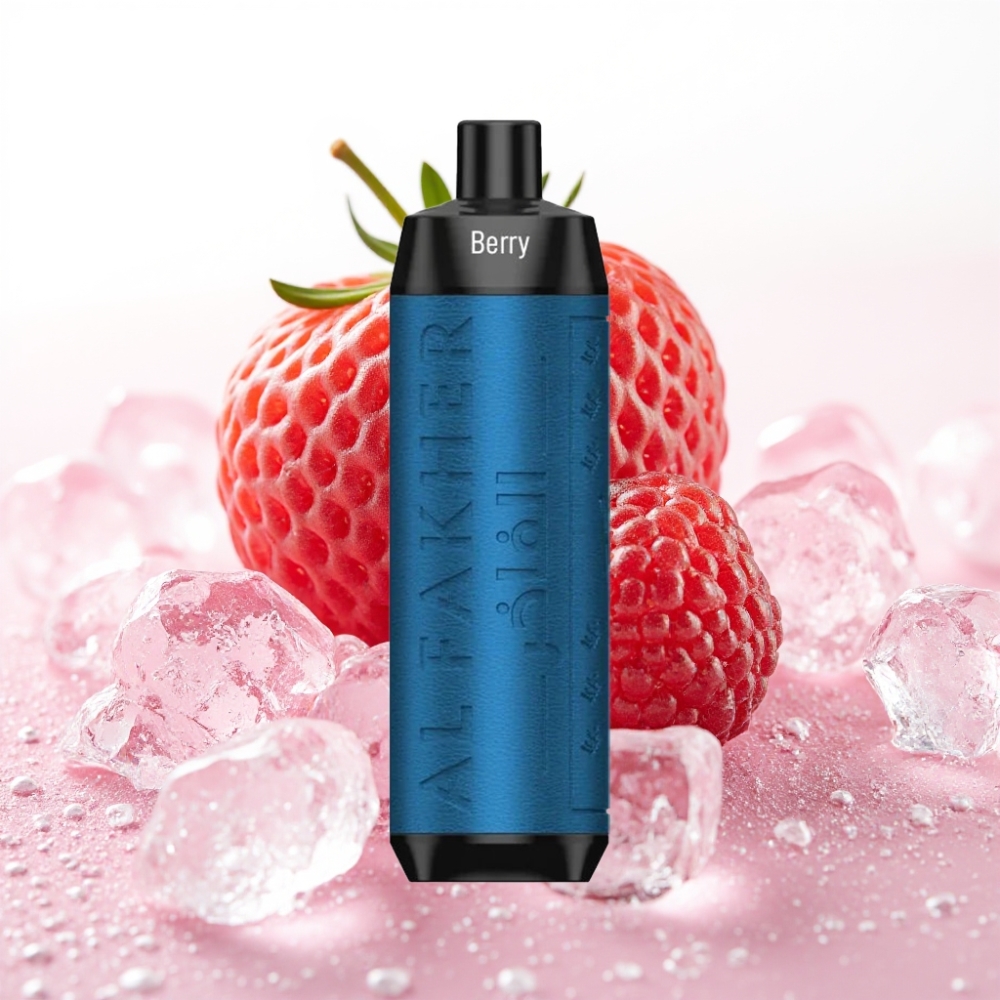 Al Fakher Crown Bar 8000 Crystal Disposable Vape Jagoda Led, 18ml, 8000 povlekov, 5mg nikotina