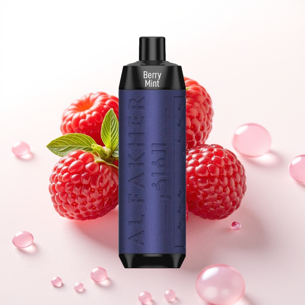 Al Fakher Crown Bar 8000 Crystal Enkratna Vape Jagoda Meta – 18ml, 5mg, 8000 Pufov