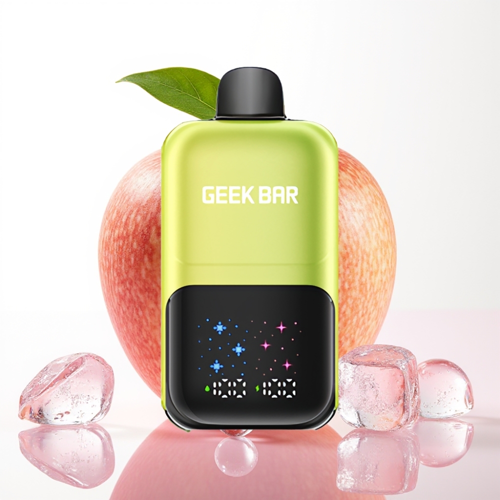 GEEK BAR 2GO 20ml 50000 Puffov Dve Seriji Enkratna E-cigareta Kislo Jabolko Led, 5% Nikotin, 3 Nivoji Okusa