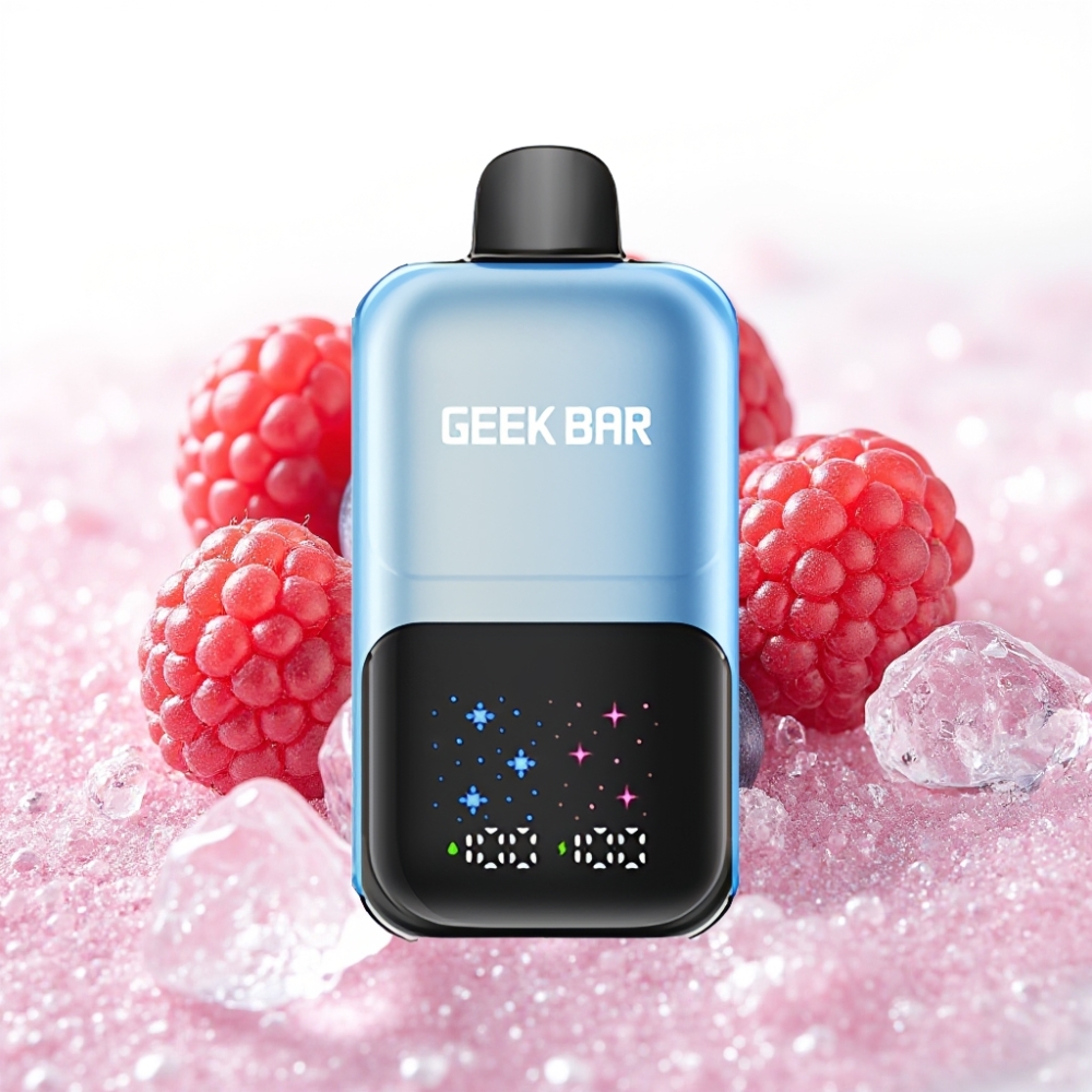 GEEK BAR 2GO 20ml 50000 Pufi Dve Seriji Enkratna E-cigareta Borovnica Malina Led, 5% Nikotina, Polnilna Baterija