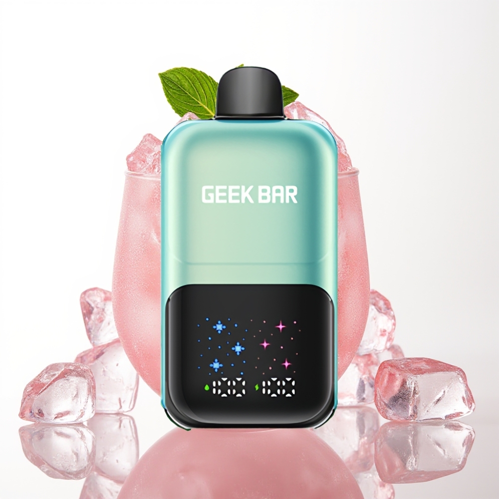 GEEK BAR 2GO 20ml 50000 Pufi Dve Seriji Enkratna E-cigareta Hladni Mentol Led, 5% Nikotina, 3-Stopenjsko Prilagodljiv Okus