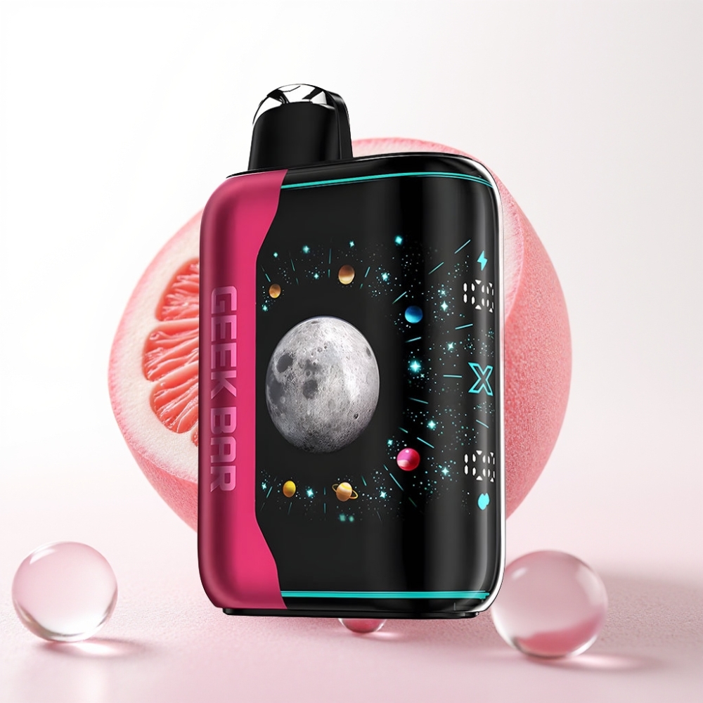 GEEK BAR Platinum Edition 25000 E-cigareta Kislo Roženi Prah, 20mL, 2% Nikotina, USB-C