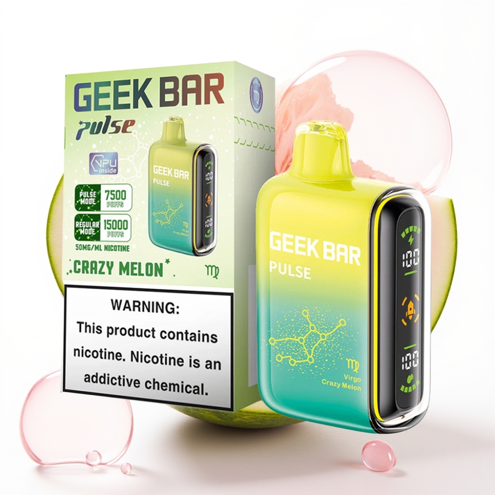 GEEK BAR Pulse 15000 Puffs Zodiac Edition – 16ML, 5% Nikotin, Nastavljiv Pretok Zraka