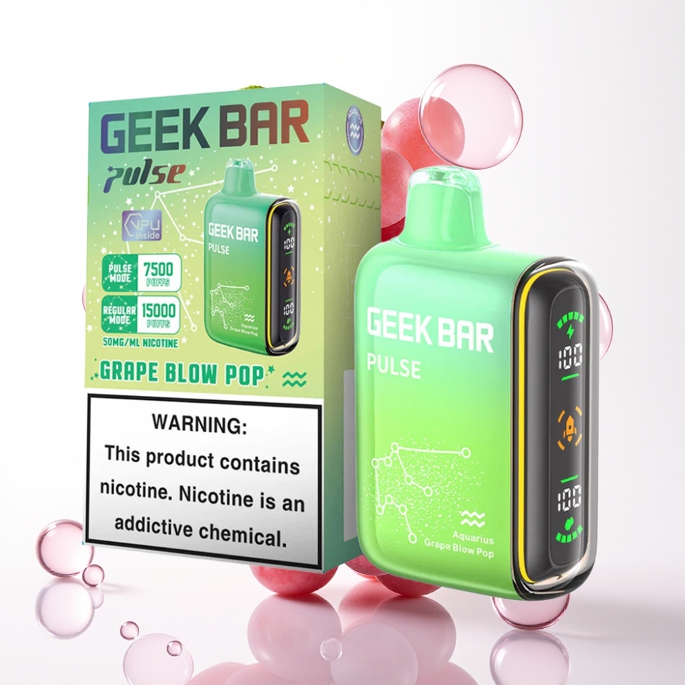 GEEK BAR Pulse 15000 Puffs Zodiac Edition – 16ML, 5% Nikotin, Nastavljiv Pretok Zraka