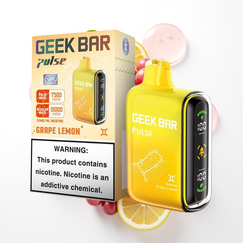 GEEK BAR Pulse 15000 Puffs Zodiac Edition – 16ML, 5% Nikotin, Nastavljiv Pretok Zraka