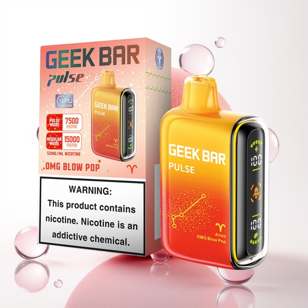 GEEK BAR Pulse 15000 Puffs Zodiac Edition – 16ML, 5% Nikotin, Nastavljiv Pretok Zraka