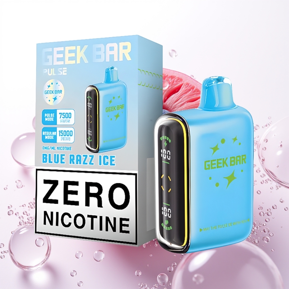Geek Bar Pulse 15000 Puffs – 16ML, 5% Nikotina, Nastavljiv Pretok Zraka, USB Type-C