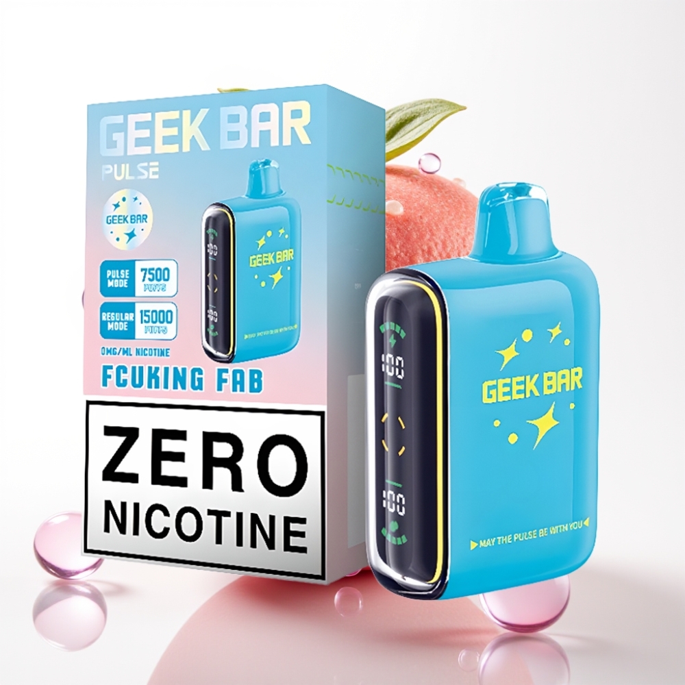 Geek Bar Pulse 15000 Puffs – 16ML, 5% Nikotina, Nastavljiv Pretok Zraka, USB Type-C