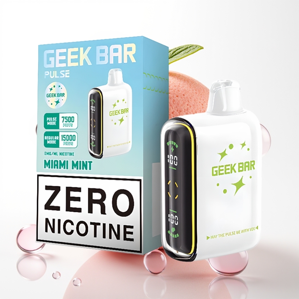 Geek Bar Pulse 15000 Puffs – 16ML, 5% Nikotina, Nastavljiv Pretok Zraka, USB Type-C