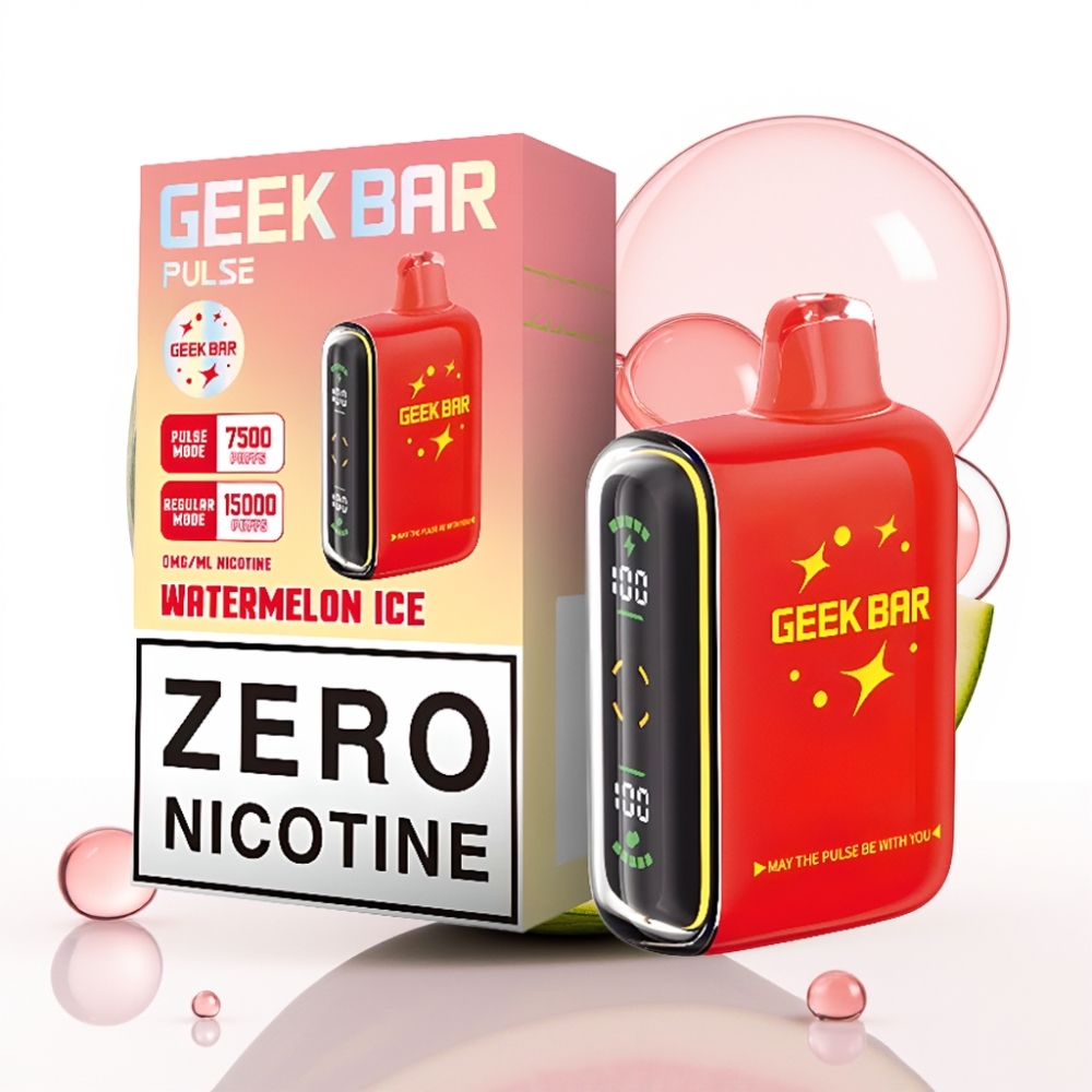 Geek Bar Pulse 15000 Puffs – 16ML, 5% Nikotina, Nastavljiv Pretok Zraka, USB Type-C