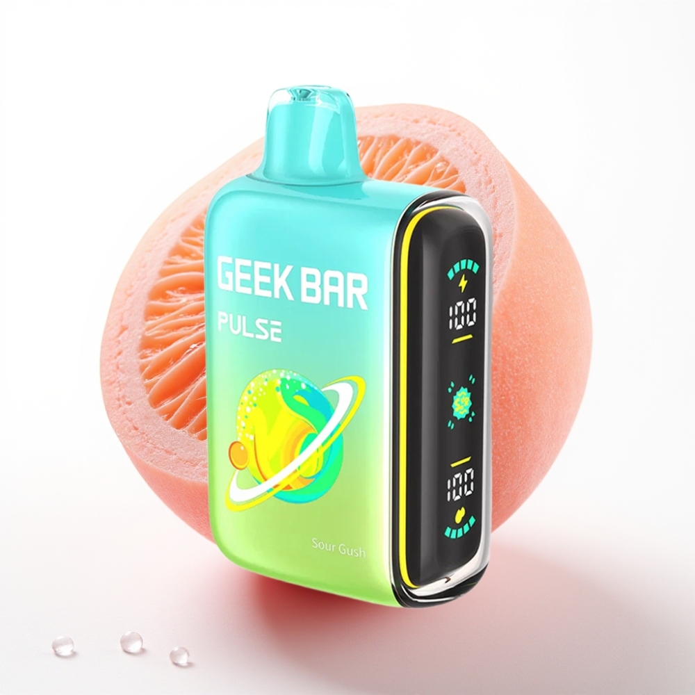 Geek Bar Pulse 15000 Puffs Kisla Izdaja – 16ML, 5%, Nastavljiv Pretok Zraka, USB Type-C
