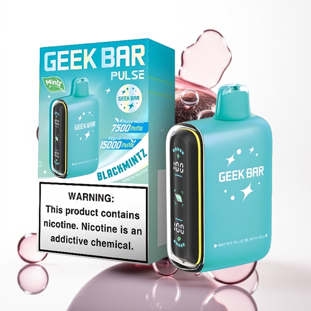 Geek Bar Pulse 15000 Puffs Mintz Izdaja – 16ML, 5% Nikotina, USB Type-C