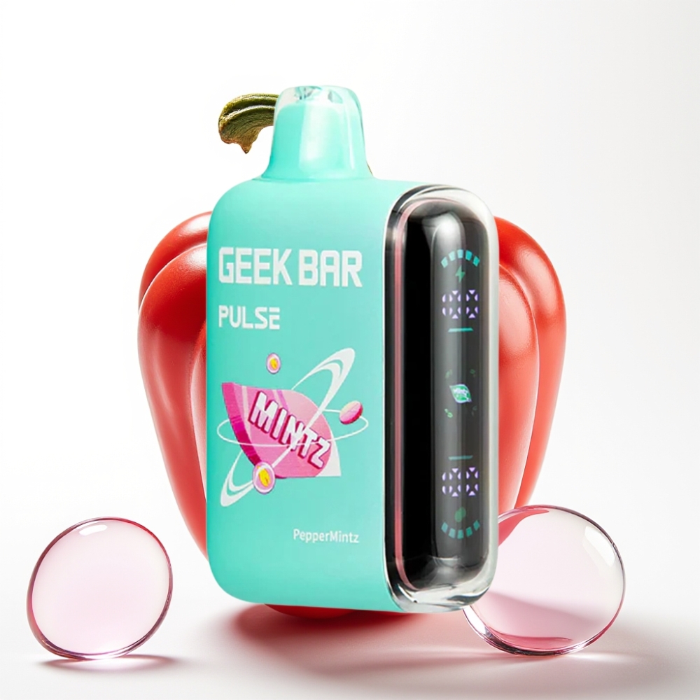 Geek Bar Pulse 15000 Puffs Mintz Izdaja – 16ML, 5% Nikotina, USB Type-C