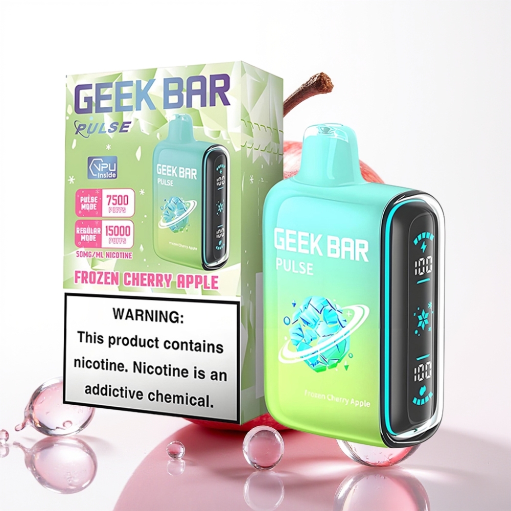 Geek Bar Pulse 15000 Puffs Zamrznjena izdaja – 16ML, 5%, nastavljiv zračni tok