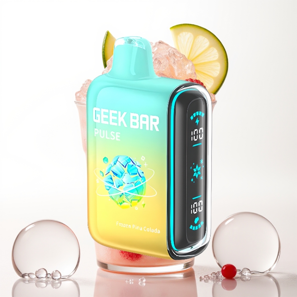 Geek Bar Pulse 15000 Puffs Zamrznjena izdaja – 16ML, 5%, nastavljiv zračni tok