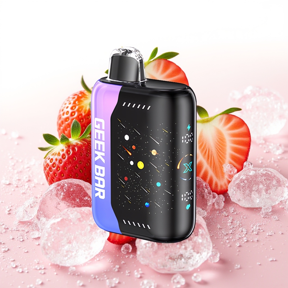 GEEK BAR Pulse X 42K Puffs Meteor Edition Jagoda Kivi Led (MTL 42K, DTL 30K, 820mAh, 5% Nikotina)