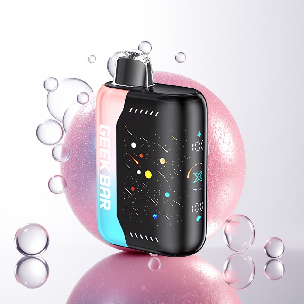 GEEK BAR Pulse X 42K Puffs Meteor Edition Roza & Modra – 820mAh, 5%, Dvojni Mrežni Navit
