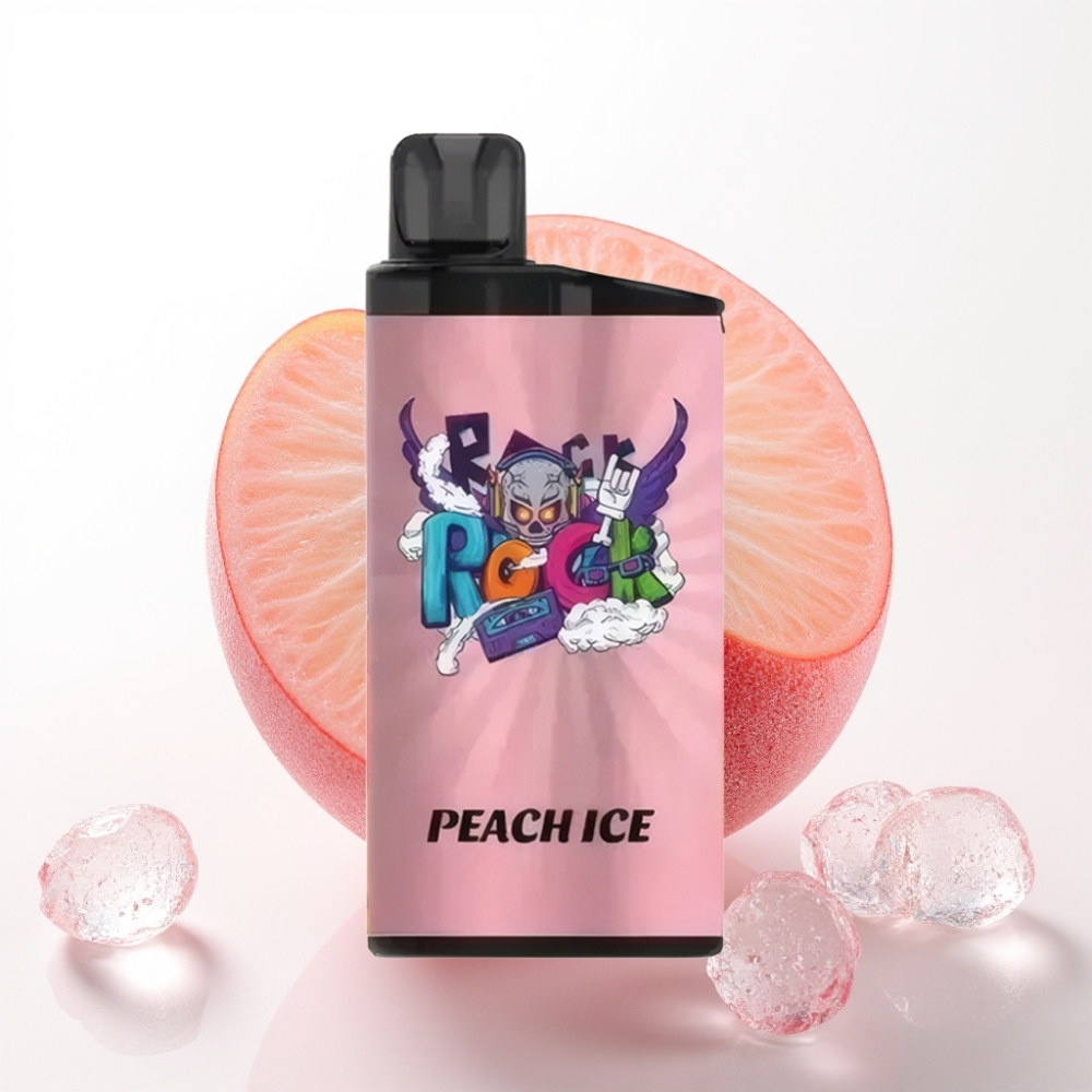 IGET Bar 3500 Puffs Disposable Vape Breskev Led (Peach Ice) - 1400 mAh, 1.2 Ohm Mesh Coil