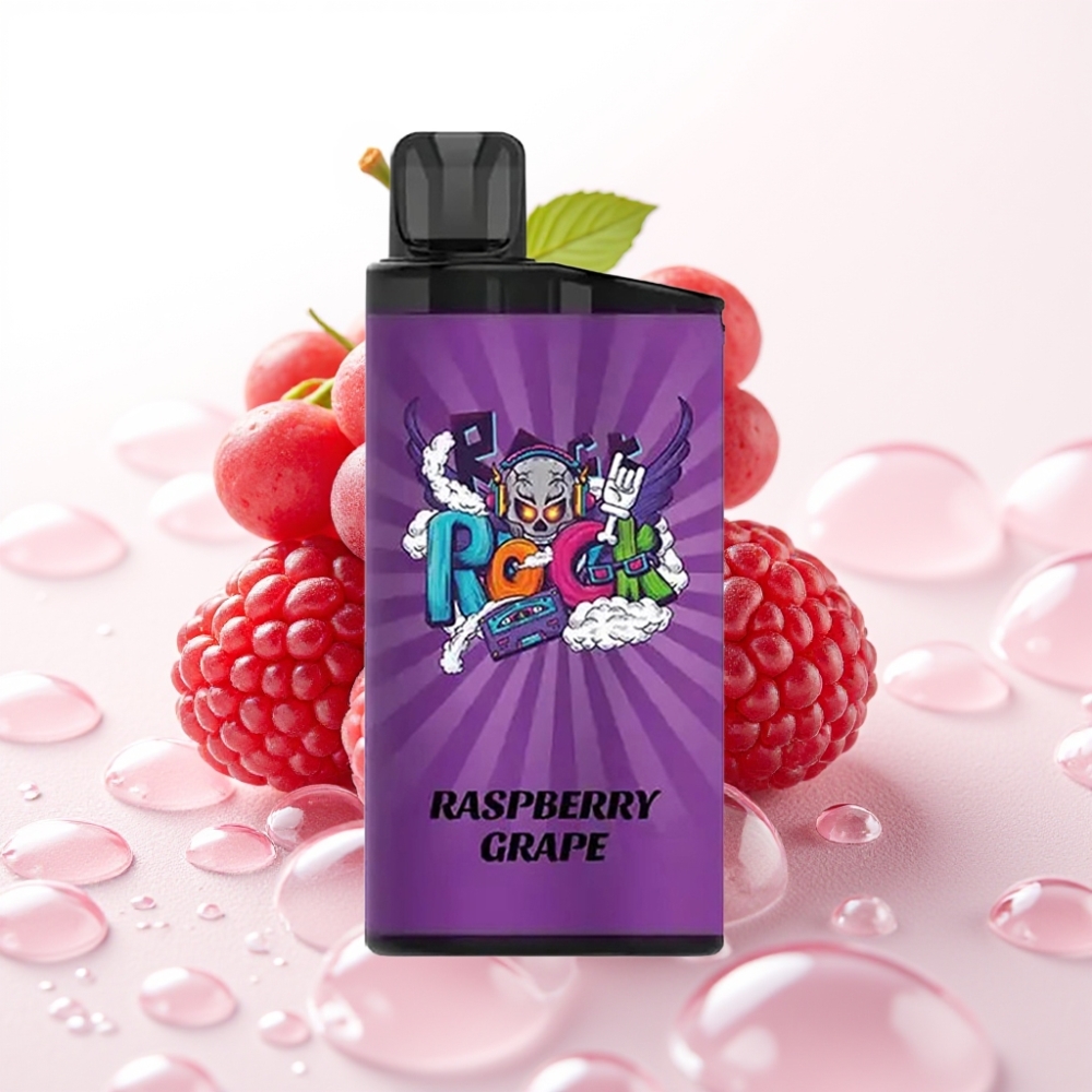 IGET Bar 3500 Puffs Disposable Vape Malina Grozdje | 1,2 Ohm Mesh, 1400 mAh, 78g