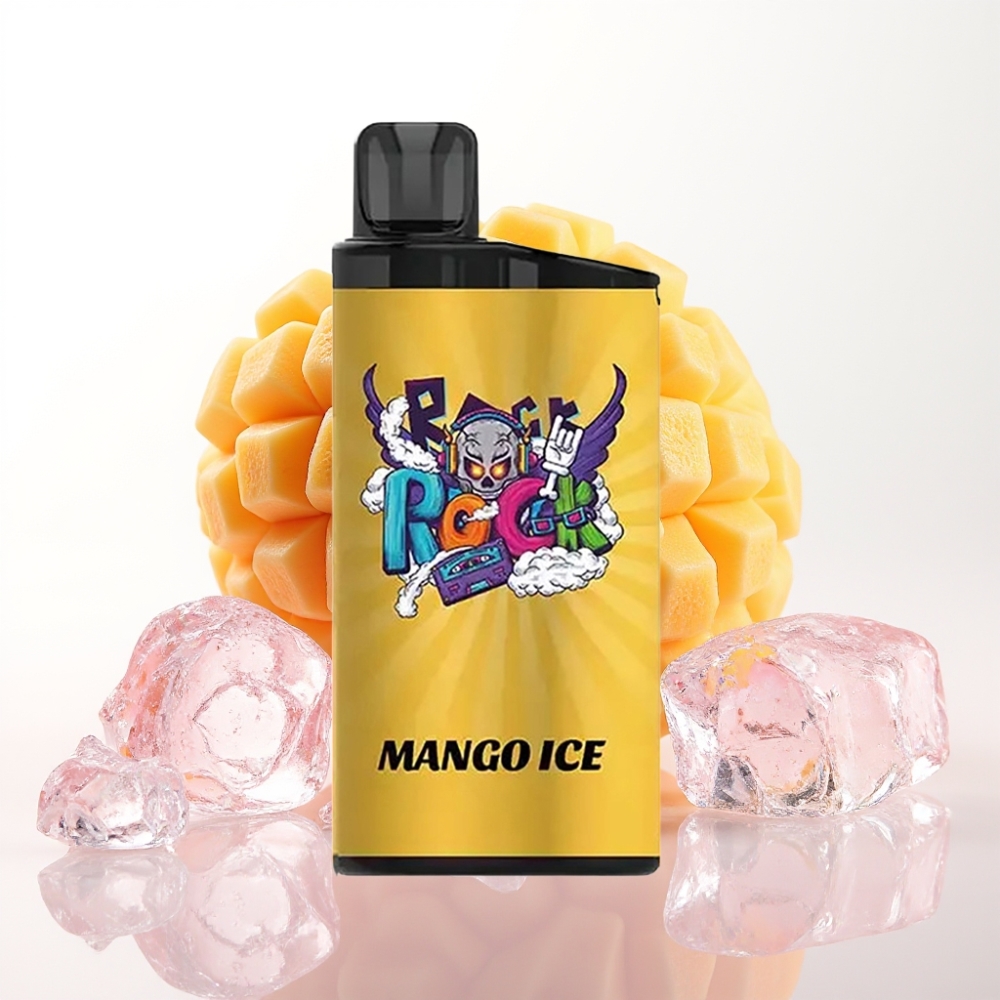 IGET Bar 3500 Puffs Disposable Vape Mango Led (Mango Ice) – 1400 mAh, 1.2 Ohm Mesh, 78g