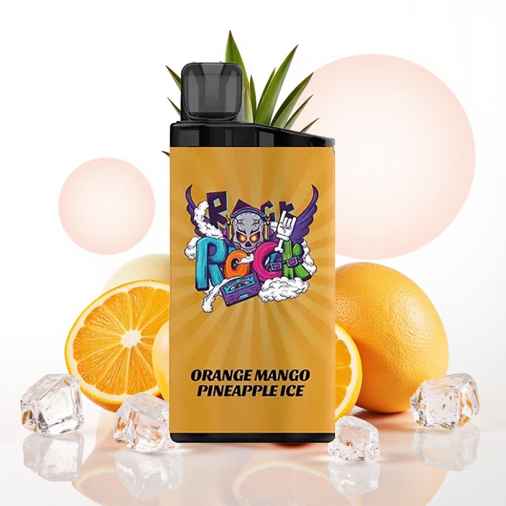 IGET Bar 3500 Puffs Enkratna E-cigareta Oranžna Mango Ananas Led, 1400 mAh, 1.2 Ohm Mesh