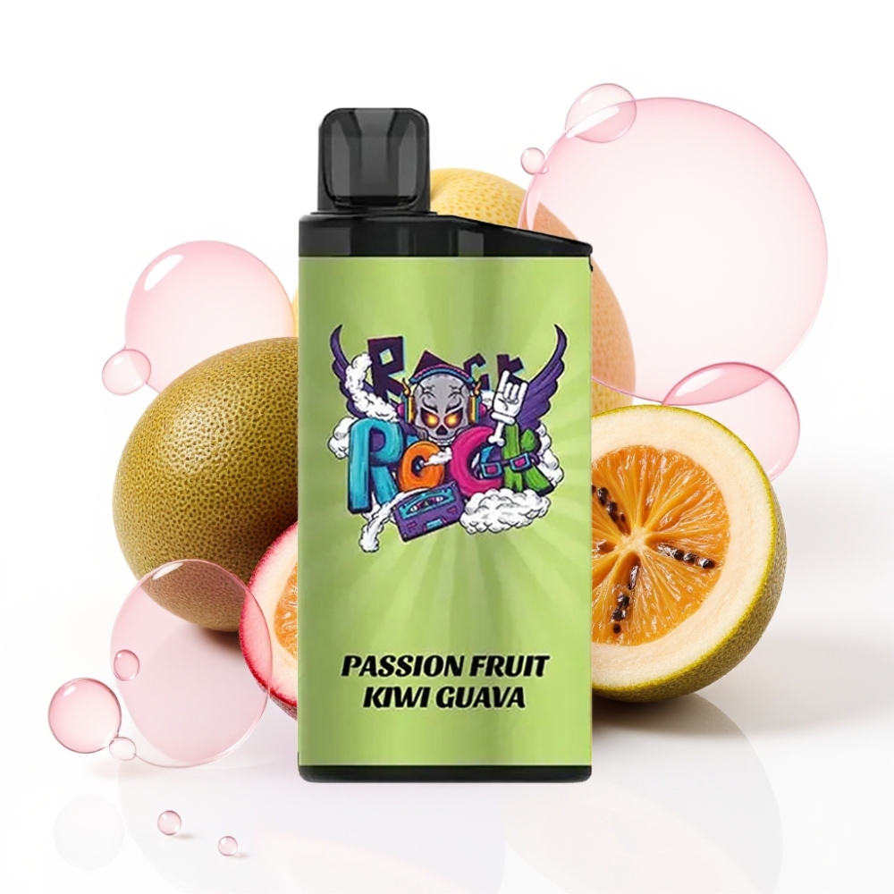 IGET Bar 3500 Puffs Enkratna E-cigareta Passion Fruit Kiwi Guava – 1400 mAh, 1.2 Ohm Mesh