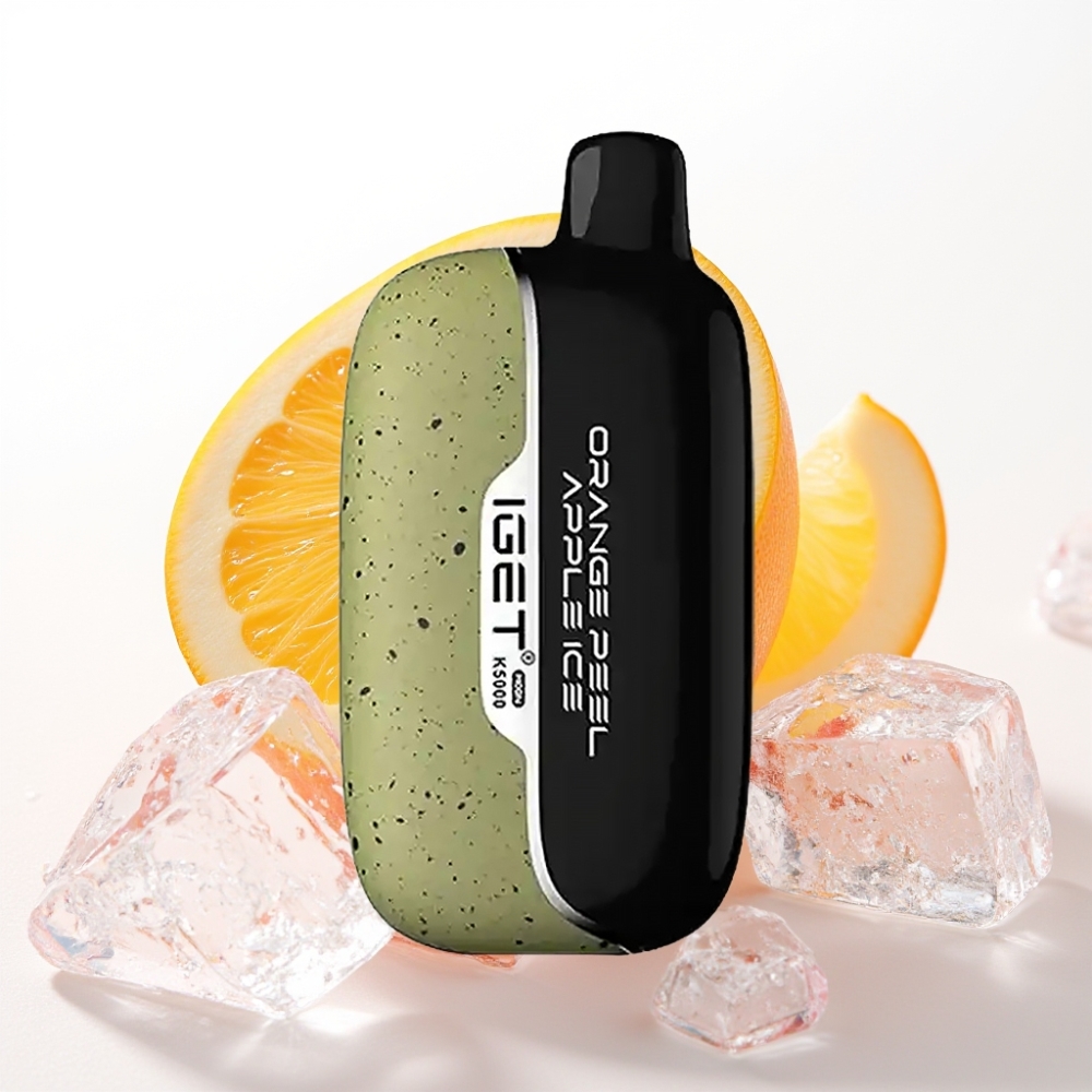 IGET Moon K5000 Puffs Disposable Vape Pomarančno Jabolko Led (5000 Puffov, 1.35 Ohm)