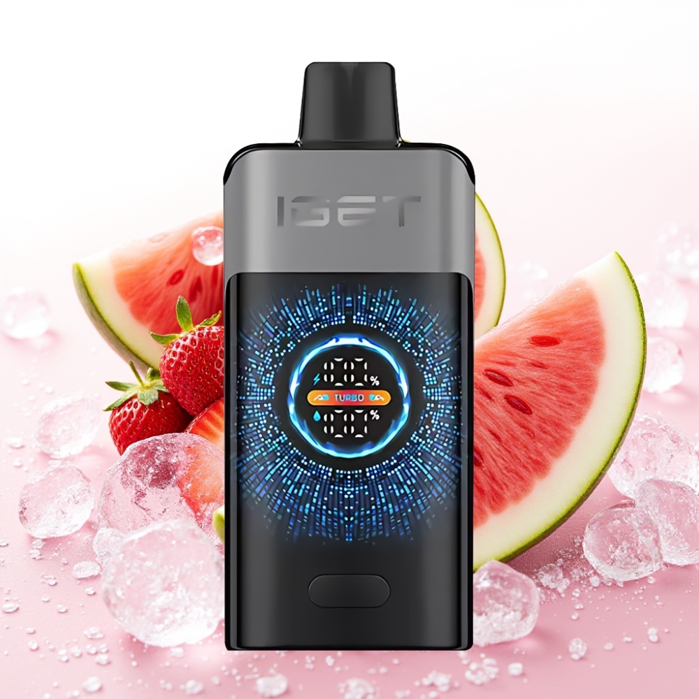 IGET ONE 12000 Puf Enkratna Vape Jagoda Lubenica Led, 2700 mAh, 0.6 ohm
