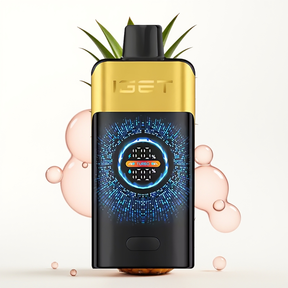 IGET ONE 12000 Puffov Enkratna Vape z Okusom Kivi Ananas, 2700 mAh, 0.6 ohm