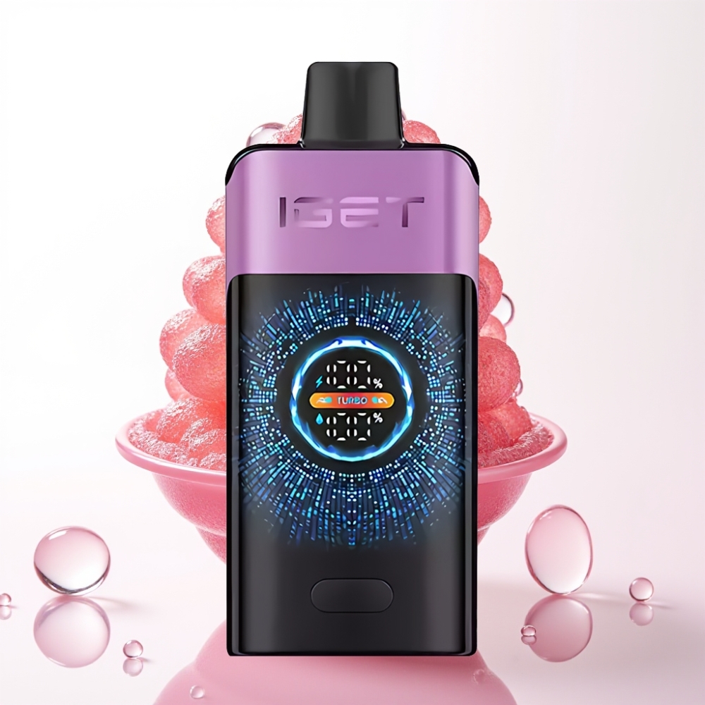 IGET ONE 12000 Puffs Enkratna E-cigareta Chupa Chups Grozdje – 12000 Puffov, 2700 mAh, 0.6 Ohm
