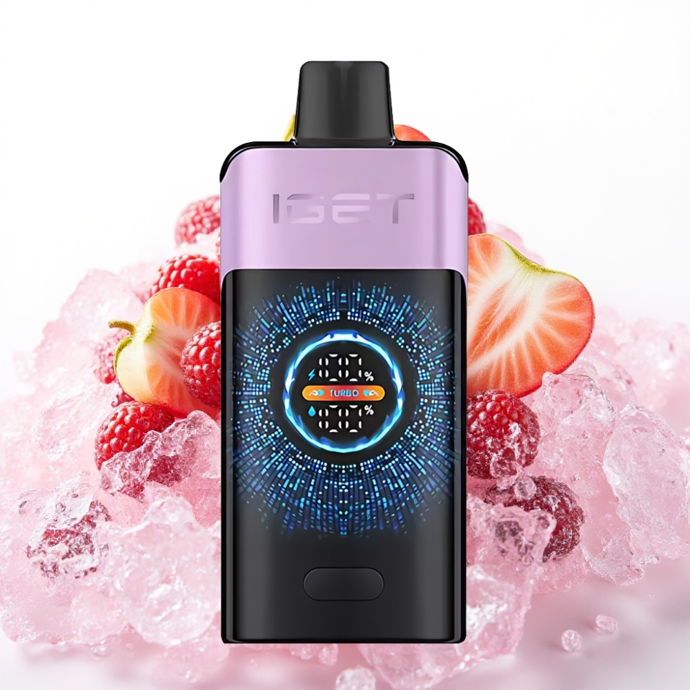 IGET ONE 12000 Puffs Enkratna E-cigareta Mešane Jagode Ice, 2700 mAh, 0.6 ohm