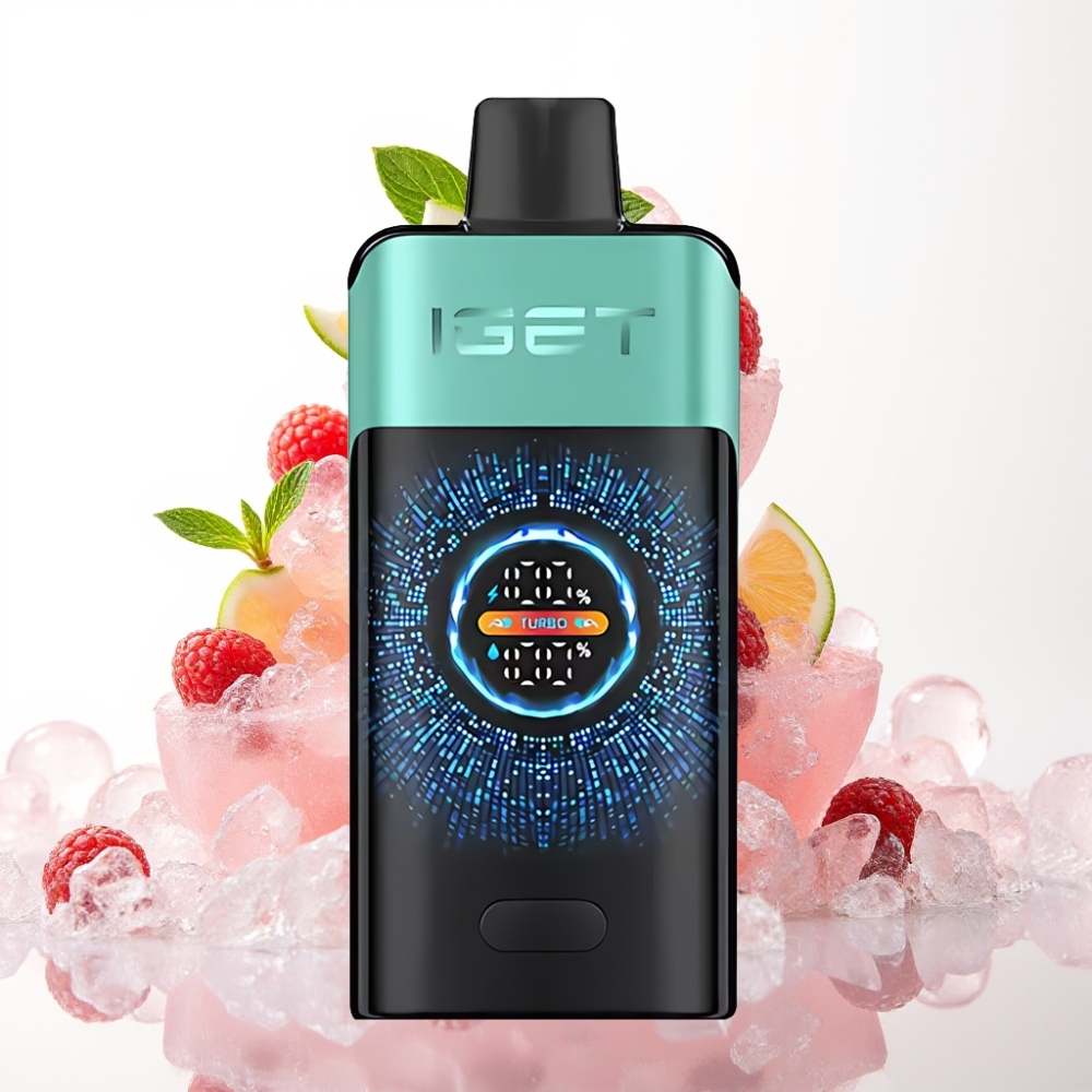 IGET ONE 12000 Puffs Enkratna Vapa Gorska Vrelec Peht Mint Ice, 2700 mAh, 0.6 ohm, OLED