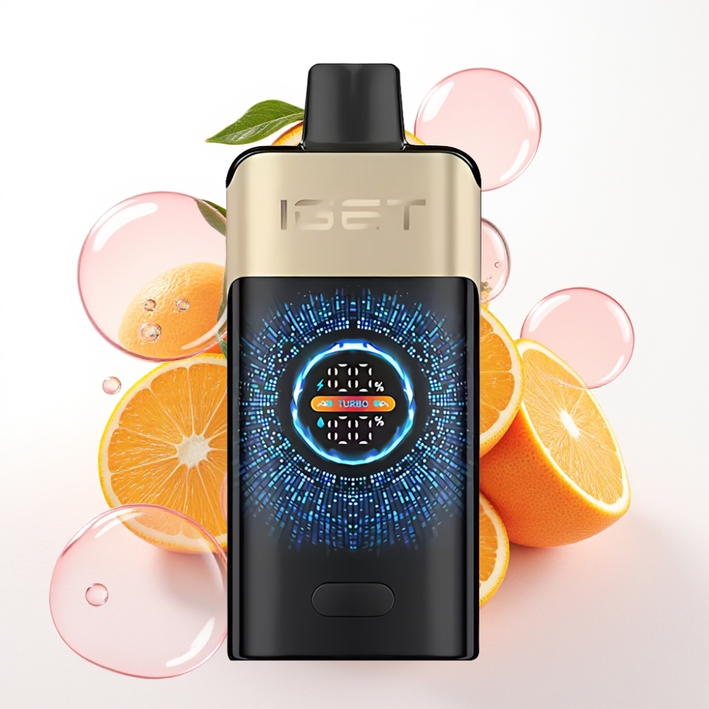 IGET ONE 12000 Puffs Enkratna Vapa Tropični Oranžni Monster – 2700 mAh, 0.6 ohm