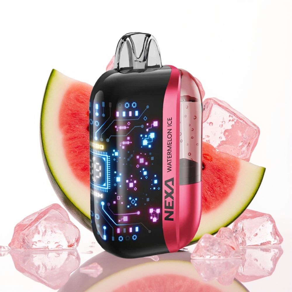 NEXA Ultra 50K Disposable Vape Lubenadov Led 20ml, 800mAh, 5% Nikotina, 0.9ohm Dual Mesh