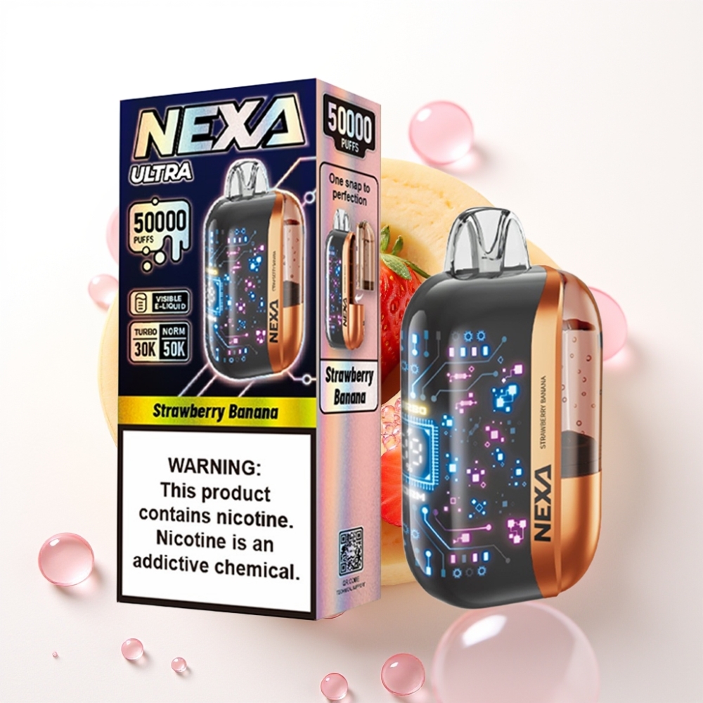 NEXA Ultra 50K Enkratna Vape Jagoda Banana, 20ml, 800mAh, 5% Nikotin