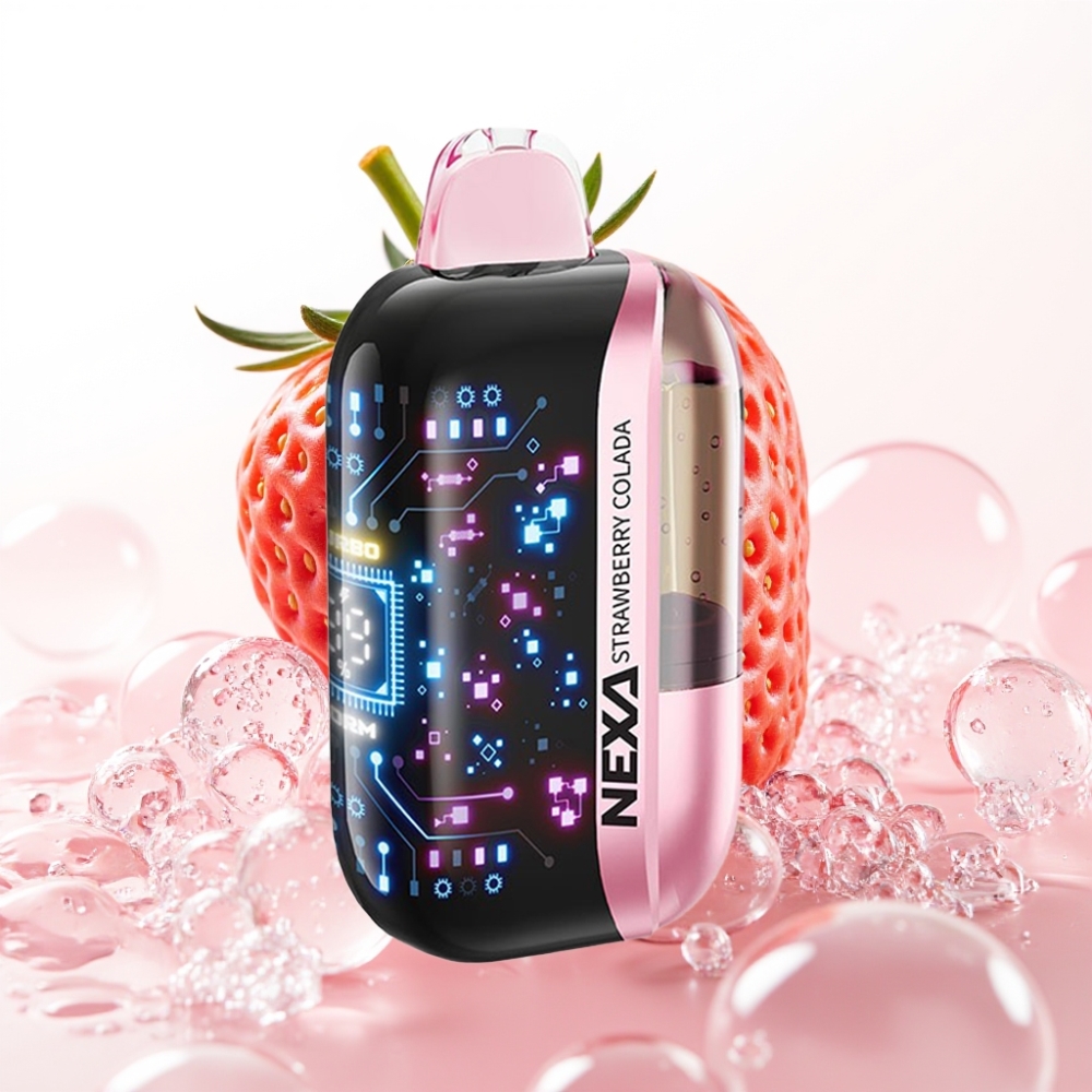 NEXA Ultra 50K Enkratna Vape Jagoda Kolada – 20ml, 800mAh, 50K Puffov, 5% Nikotina