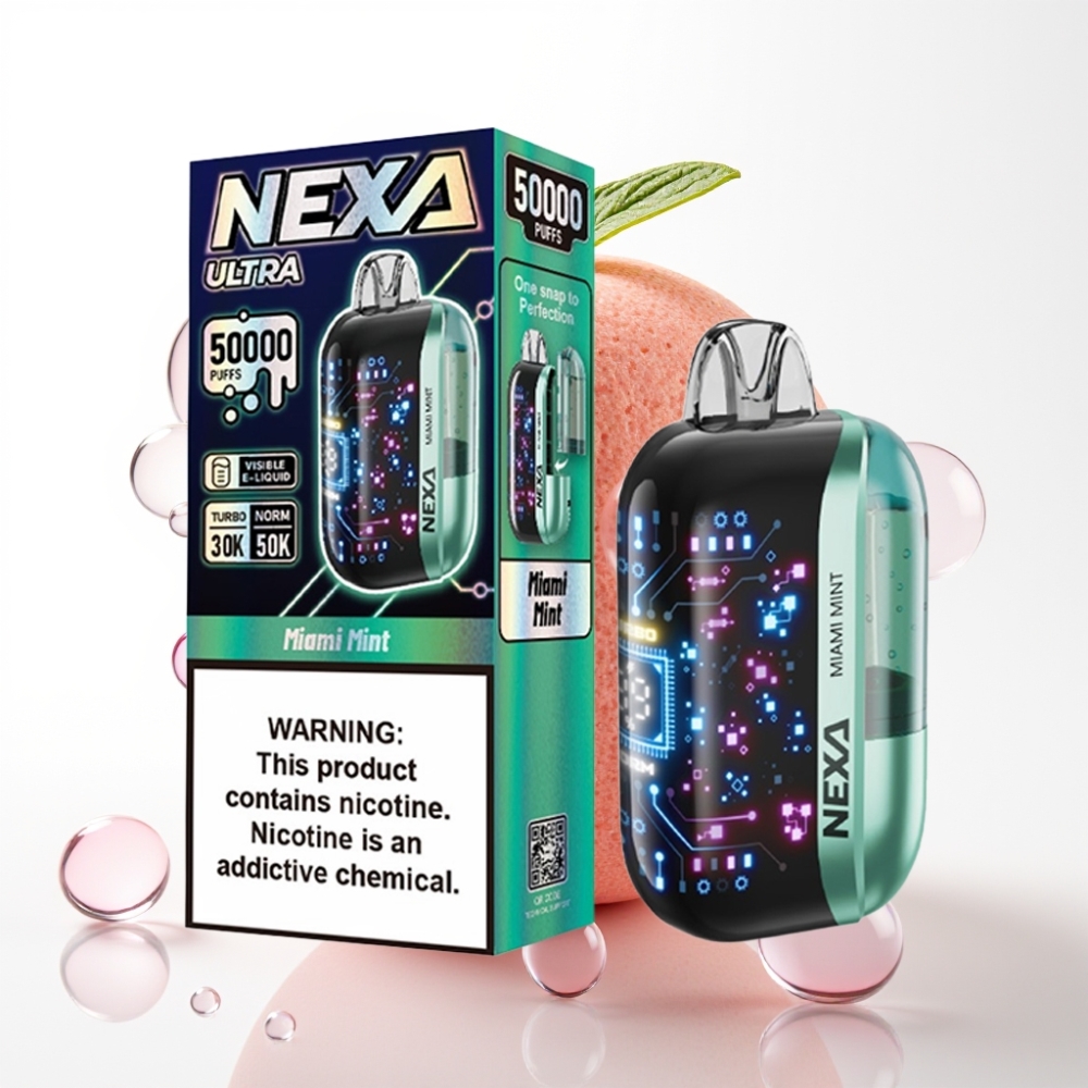 NEXA Ultra 50K Enkratna Vape Miami Meta 20ml, 800mAh, 5% Nikotin