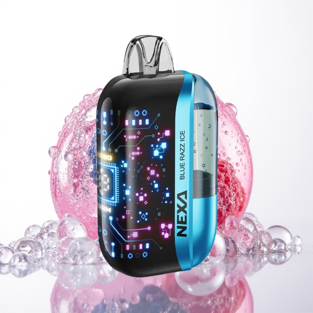 NEXA Ultra 50K Enkratna Vape Modra Malina Led 20ml, 800mAh, 50000 povlekov, 5% nikotina