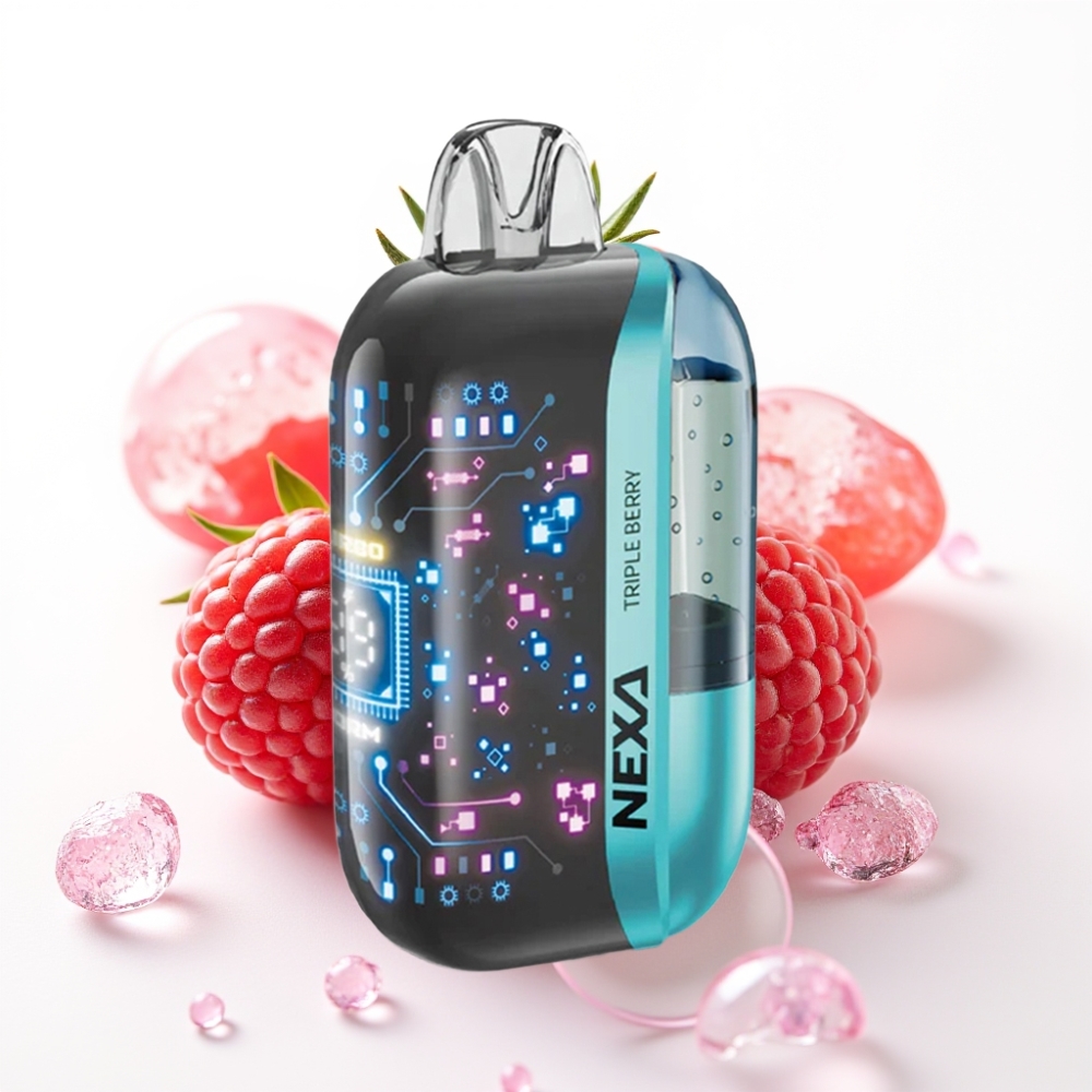 NEXA Ultra 50K Enkratna Vape Trojne Jagode – 20ml, 800mAh, 5% Nikotina