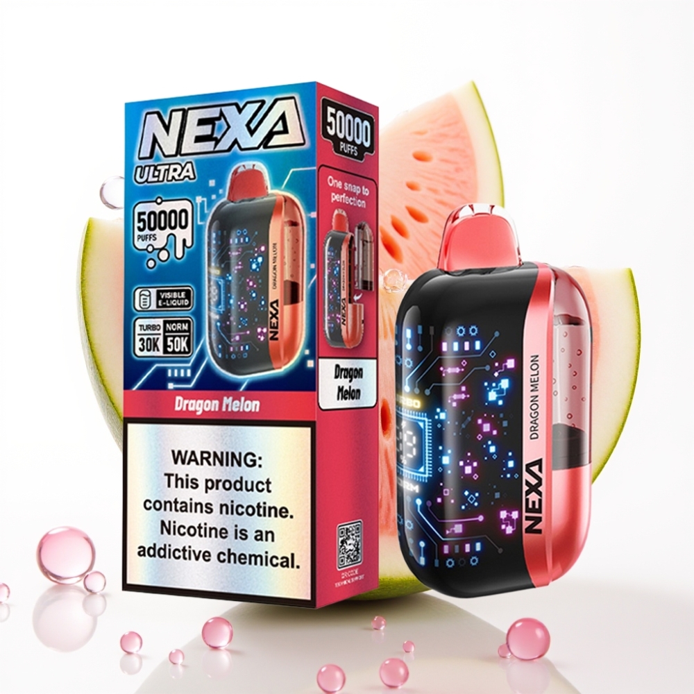 NEXA Ultra 50K Enkratna Vape Zmajeva Melona – 20ml, 800mAh, 5% Nikotina