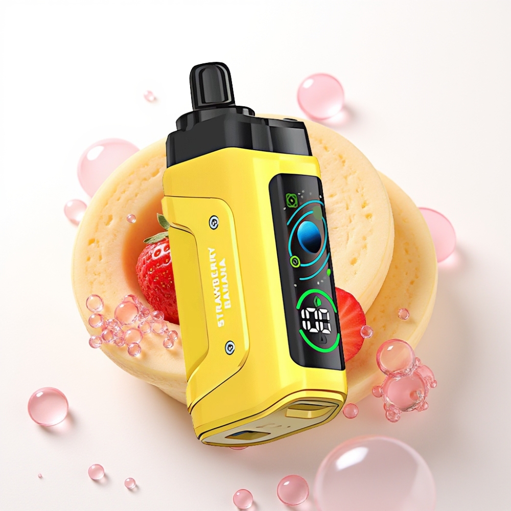 Razz Bar 45000 Puffs Disposable Vape Jagoda Banana – 1.0 Ohm, Nastavljiv Pretok, 650 mAh
