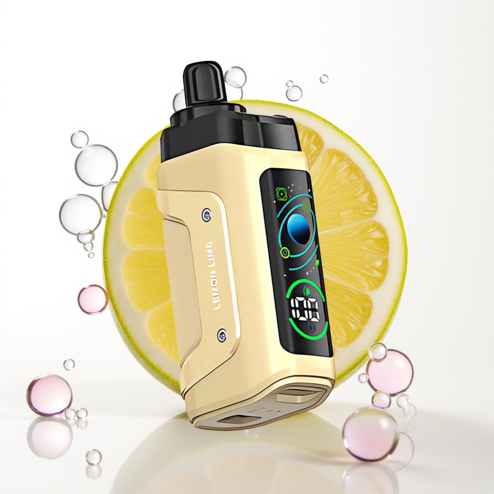Razz Bar 45000 Puffs Enkratna Vape Limeta & Malina, 20 mg/ml, 1.0 Ohm Mesh, Type-C